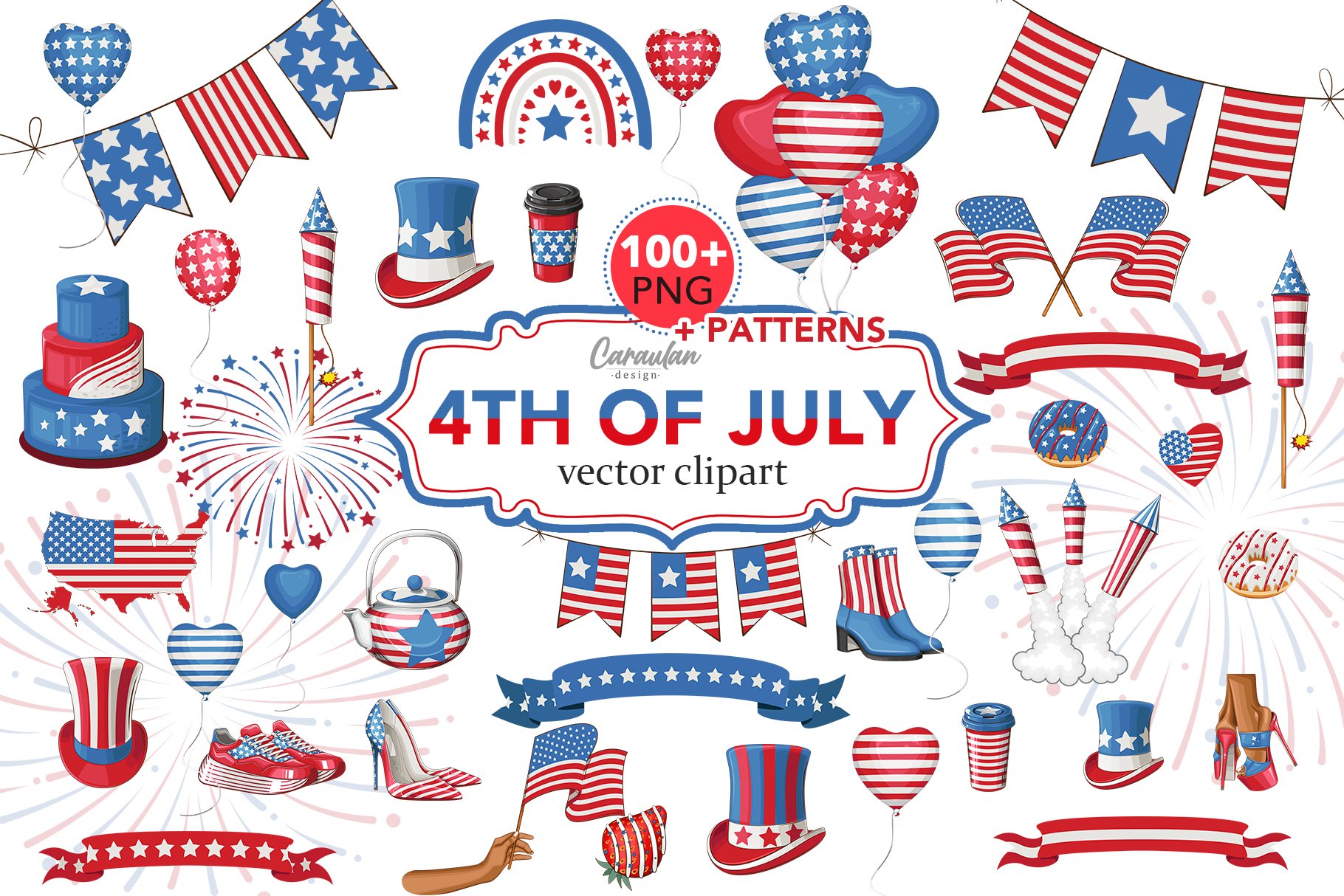 4Th Of July Fireworks Clipart Images – Browse 1,338 Stock Photos - Clip ...