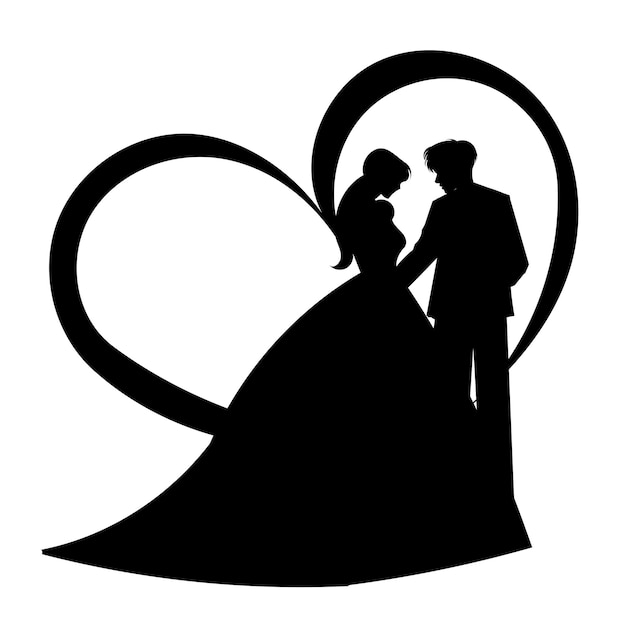 Cute Couple Wedding Clipart Illustration AI Generative 27687425 PNG Clip Art Library