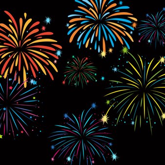 New Years Clipart-happy new year fireworks clipart