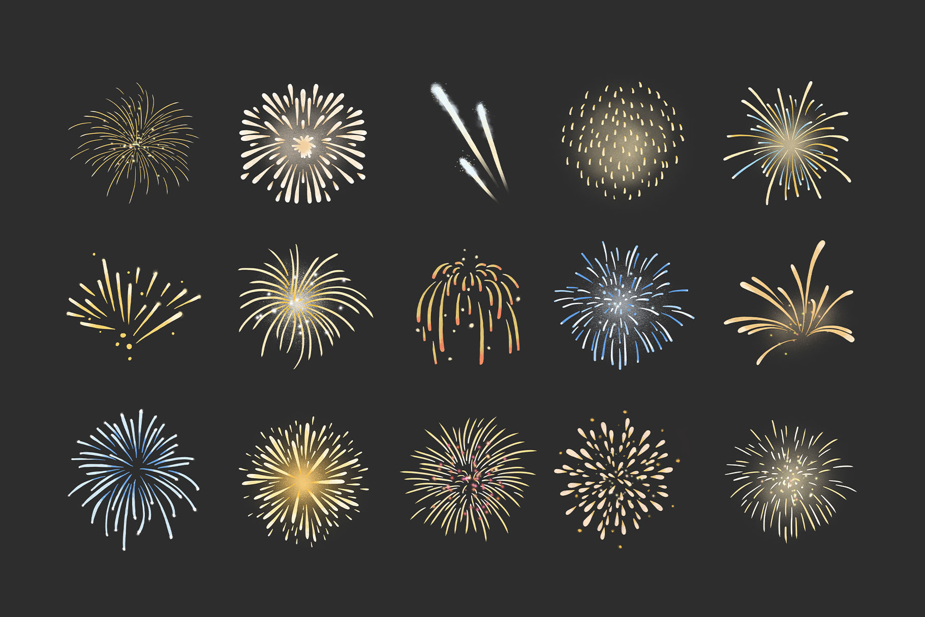 Fireworks Clipart Sweet Peas Village Clip Art Library