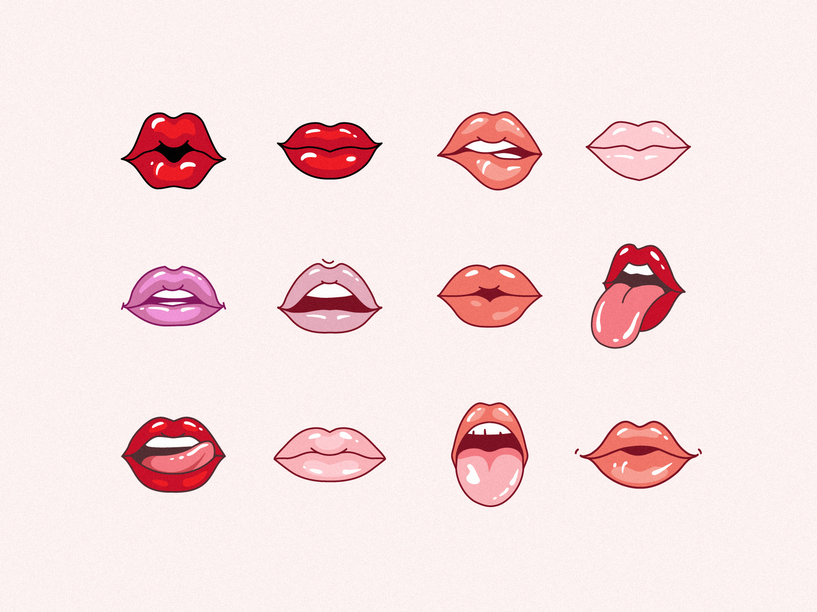 Red Dripping Lips Svg Biting Lips Svg Cut File Clip Art Library