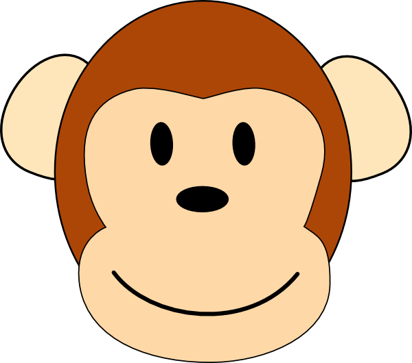 Amazon.com: Cartoon Monkey Clip Art - Cute Monkey Mascot Stock 