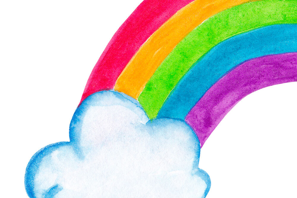 Rainbow Clip Art PNG Image | Gallery Yopriceville - High-Quality - Clip ...
