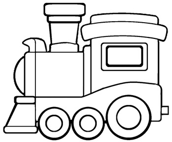 Train Clipart-train traveling along a scenic route clip art