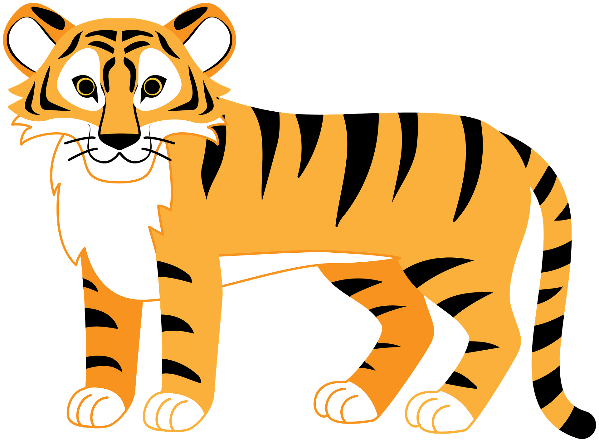 Tiger Clip Art At Clker Com Vector Clip Art Online Royalty Free