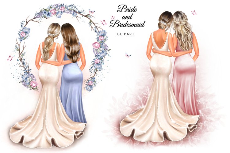 bridesmaid clipart