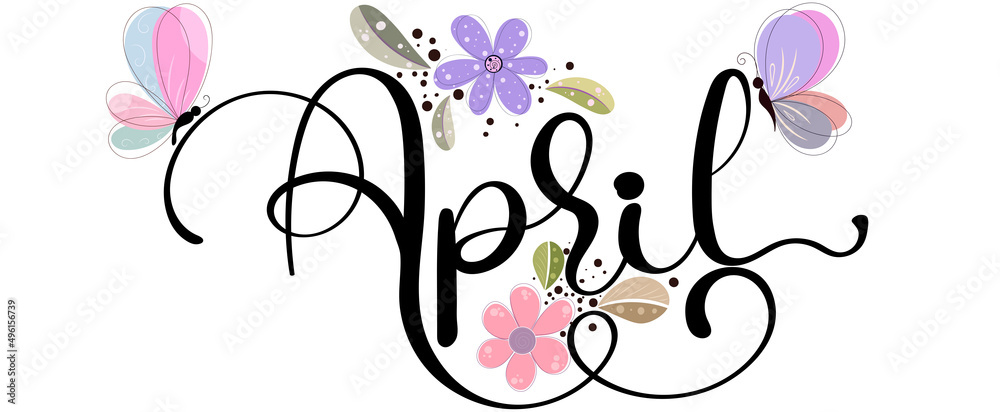 Rainy Month of April Clip Art - Rainy Month of April Image | Clip ...