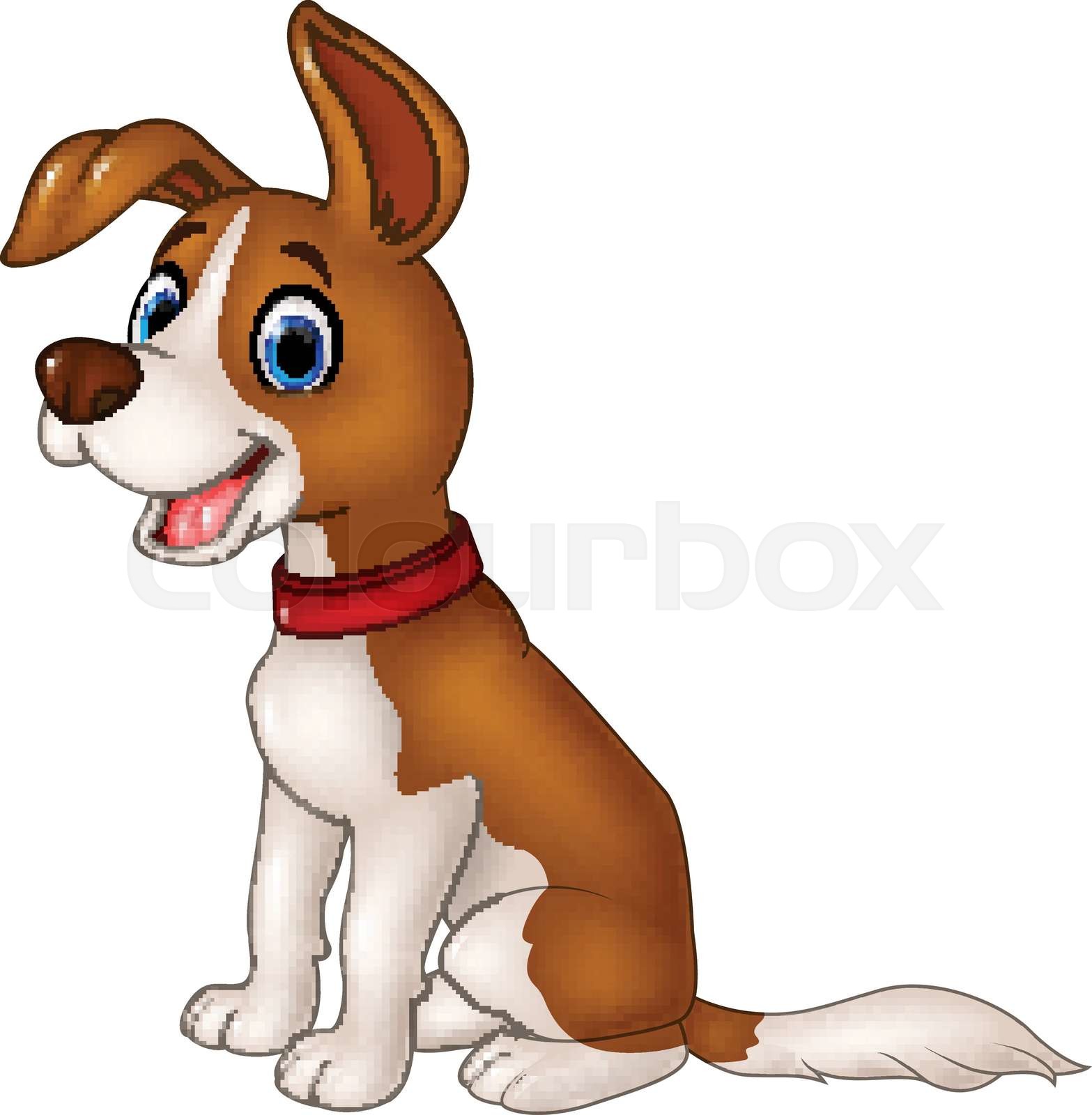 Sitting Dogs Backside Clipart Rear View Diifferent Coat Colors - Clip ...