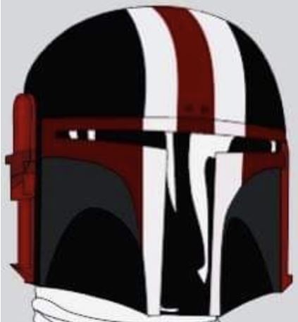 mandalorian helmet clipart