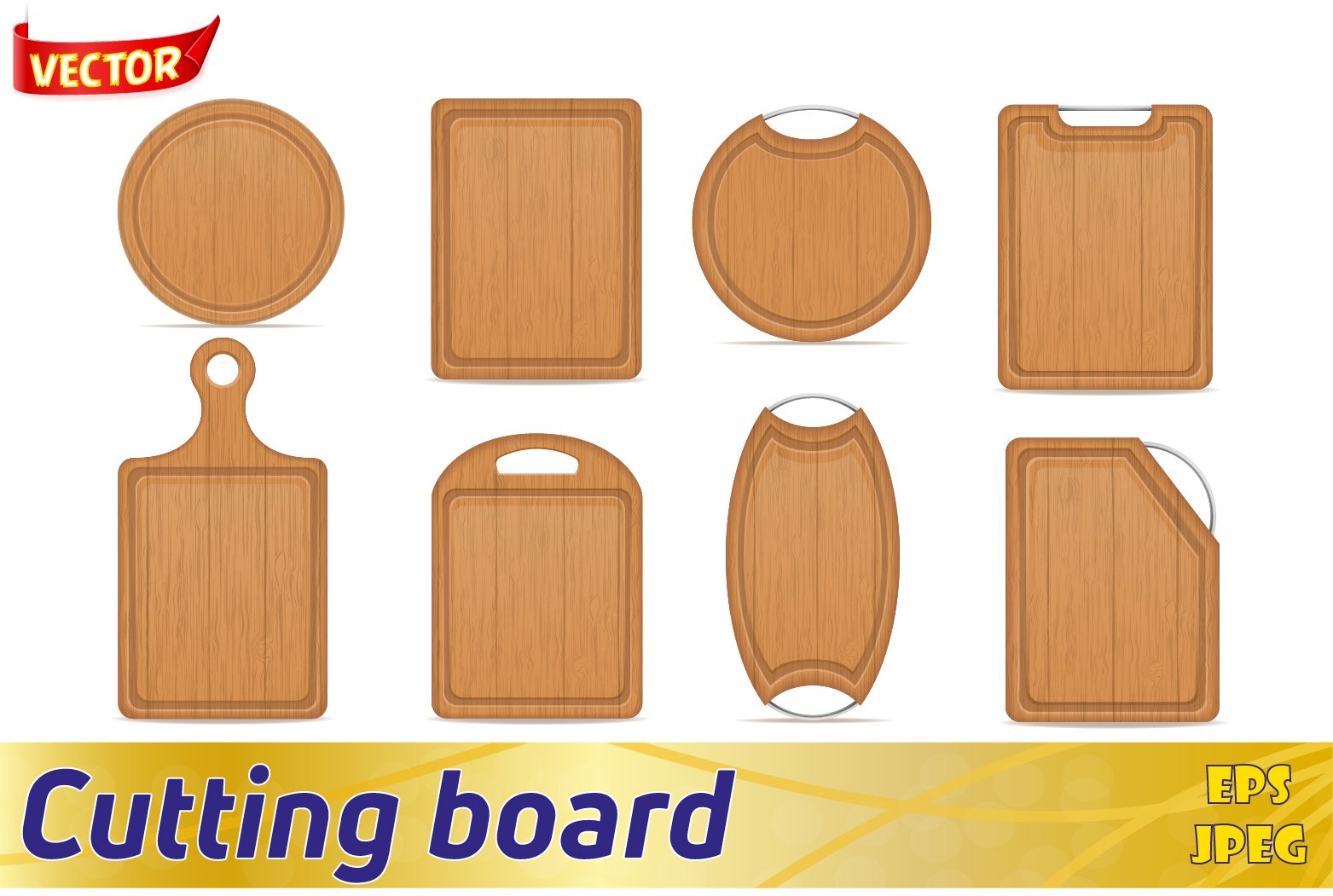 Cutting board outline icon on white background. Rectangular - Clip Art ...