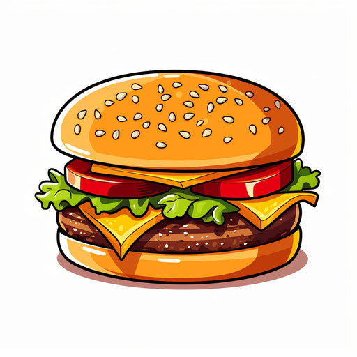 cheeseburger clipart