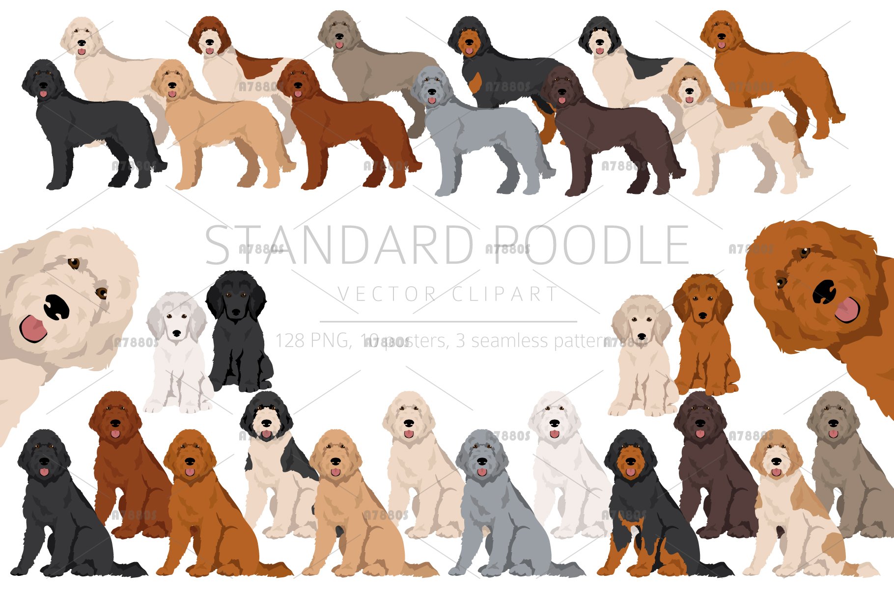 Poodle Clipart by MisterBug on DeviantArt