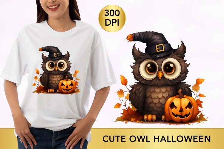 cute owl halloween clipart