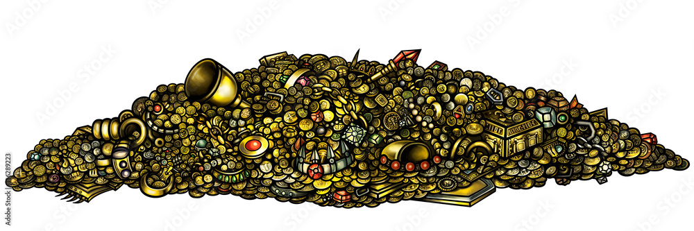 pile of jewels clipart