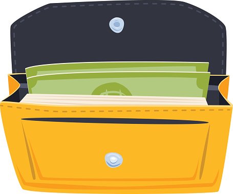 Leather Retro Wallet Clipart Graphic by Drumpee Design · Creative 