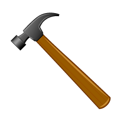 hammer and nail clipart
