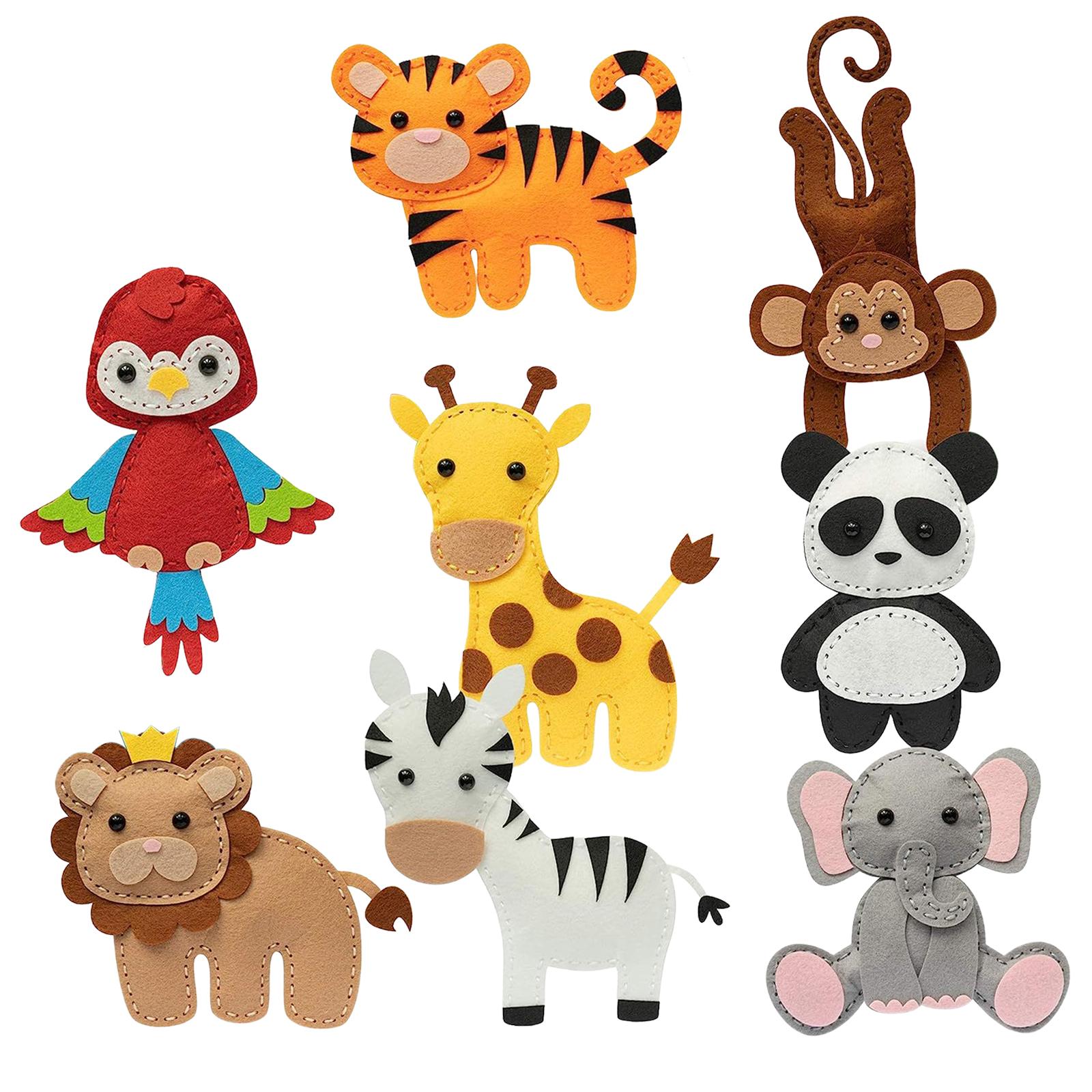 Cute Retro Stuffed Animal Greeting Card Clip Art Illustrations 