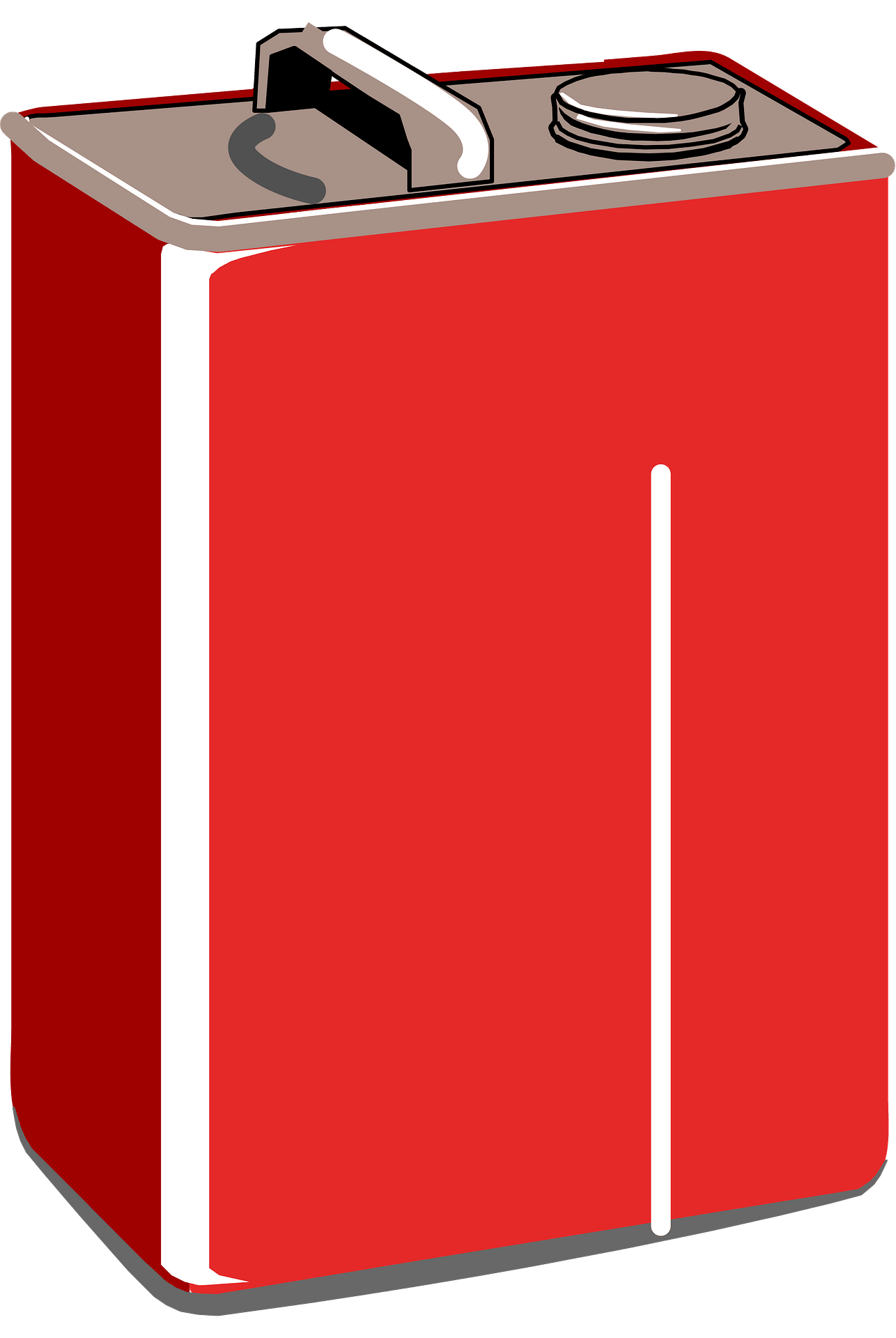 Gas Can With Oil Drip Great PowerPoint ClipArt For Presentations 