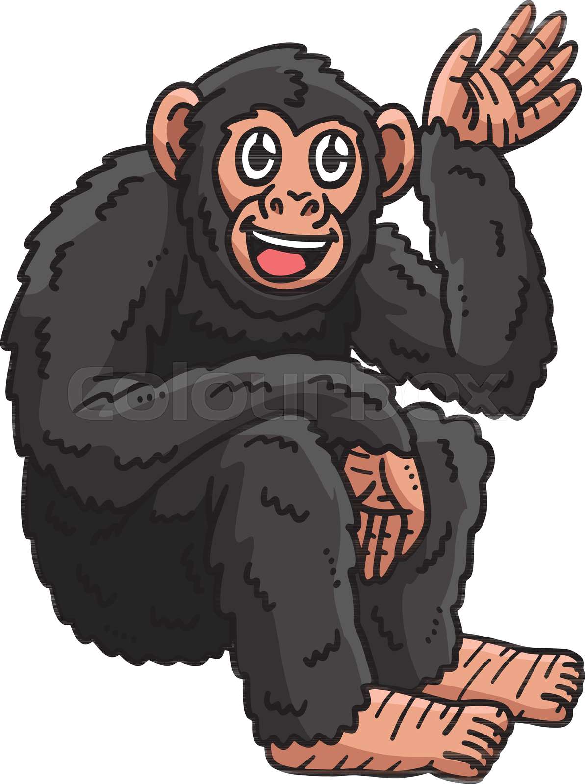 chimpanzee clipart