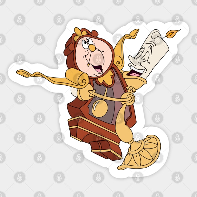 Lumiere & Cogsworth Clip Art Images | Disney Clip Art Galore - Clip Art ...