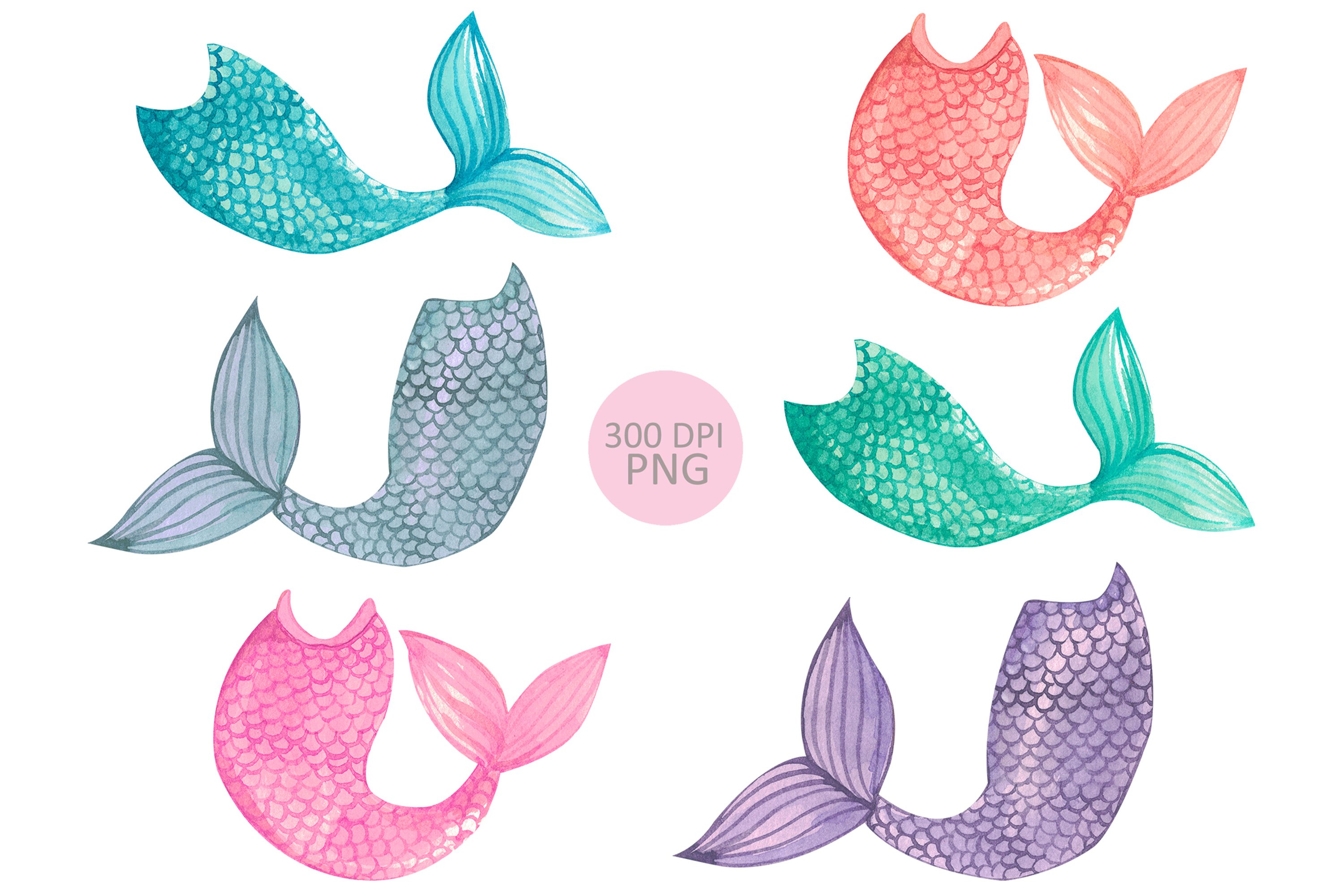 Isolated Mermaid Tail Stock Illustrations – 6,536 Isolated Mermaid ...