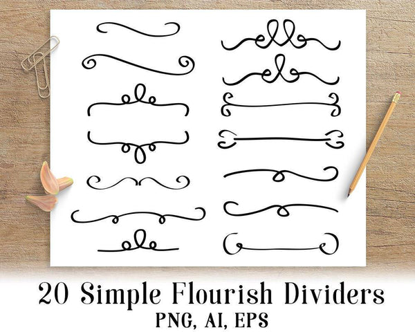 flourish clipart