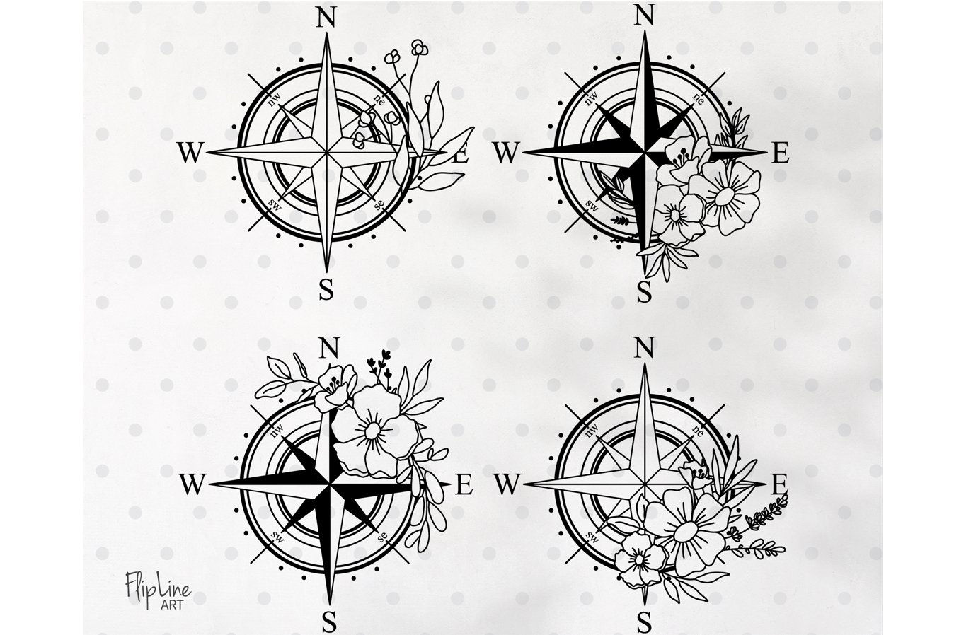 File:Map-compass.svg - Wikimedia Commons - Clip Art Library