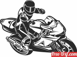 24 Biker clipart - Graphics Factory