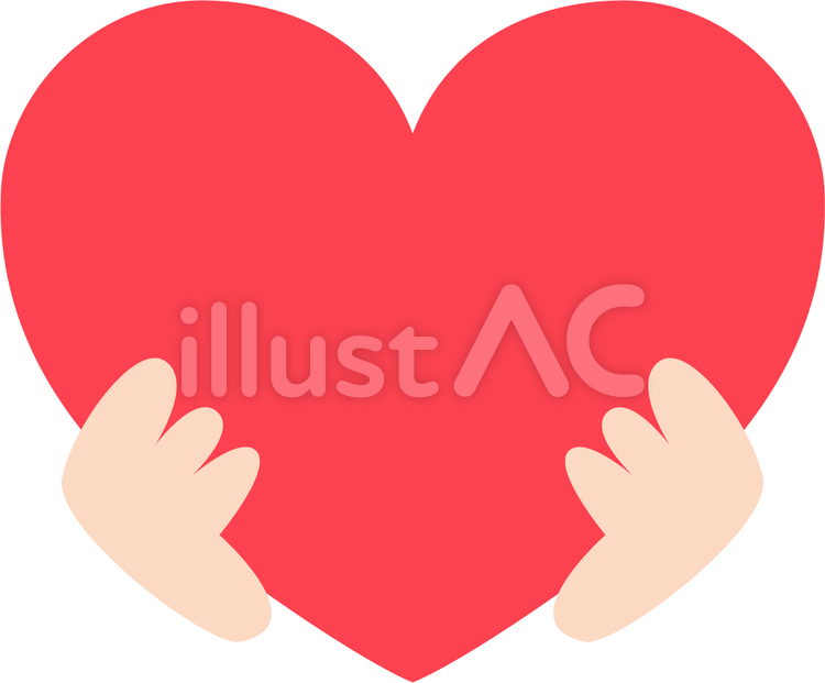 hand heart clipart