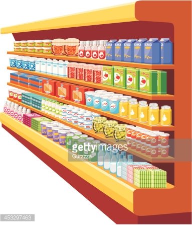 supermarket clipart