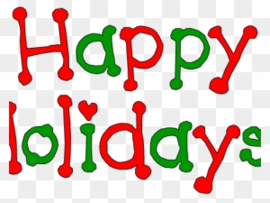 happy holidays clipart free