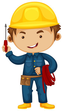 electrician clipart