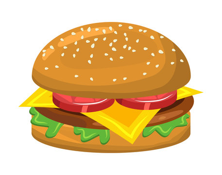cheeseburger clipart