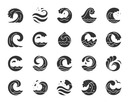 simple wave clipart