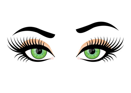 eyelashes clipart
