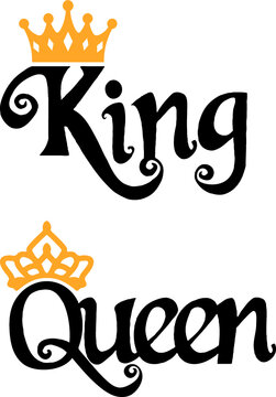 Couple King Queen Lovely Relationship Lady Blessed Life Together Happiness  Family Romantic SVG PNG JPG Vector Clipart Circuit Cut Cutting - Clip Art  Library