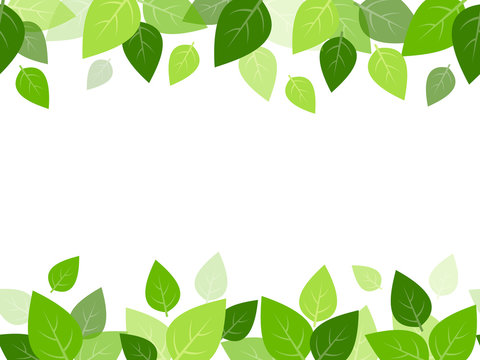 leaf border clipart