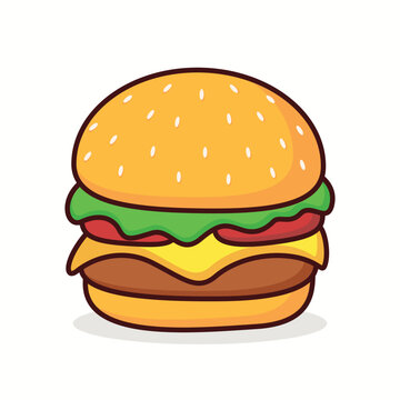 cheeseburger clipart