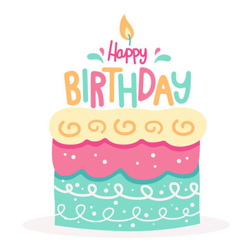 Birthday Cake Clipart Vector Images (over 1,900) - Clip Art Library