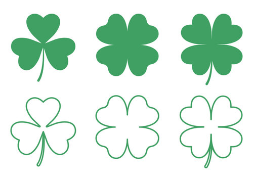 Four Leaf Clover Icon Stock Illustration - Download Image Now - Clip ...