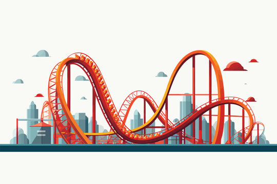 Rollercoaster Day | Motion design animation, Roller coaster - Clip Art ...