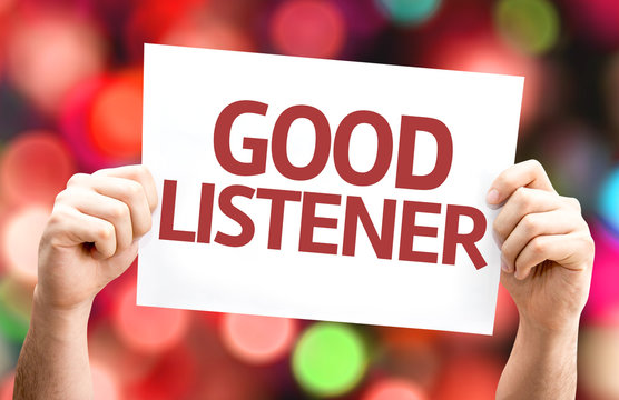 good listener clipart