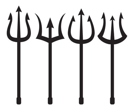Silver Trident Stock Illustrations – 268 Silver Trident Stock 