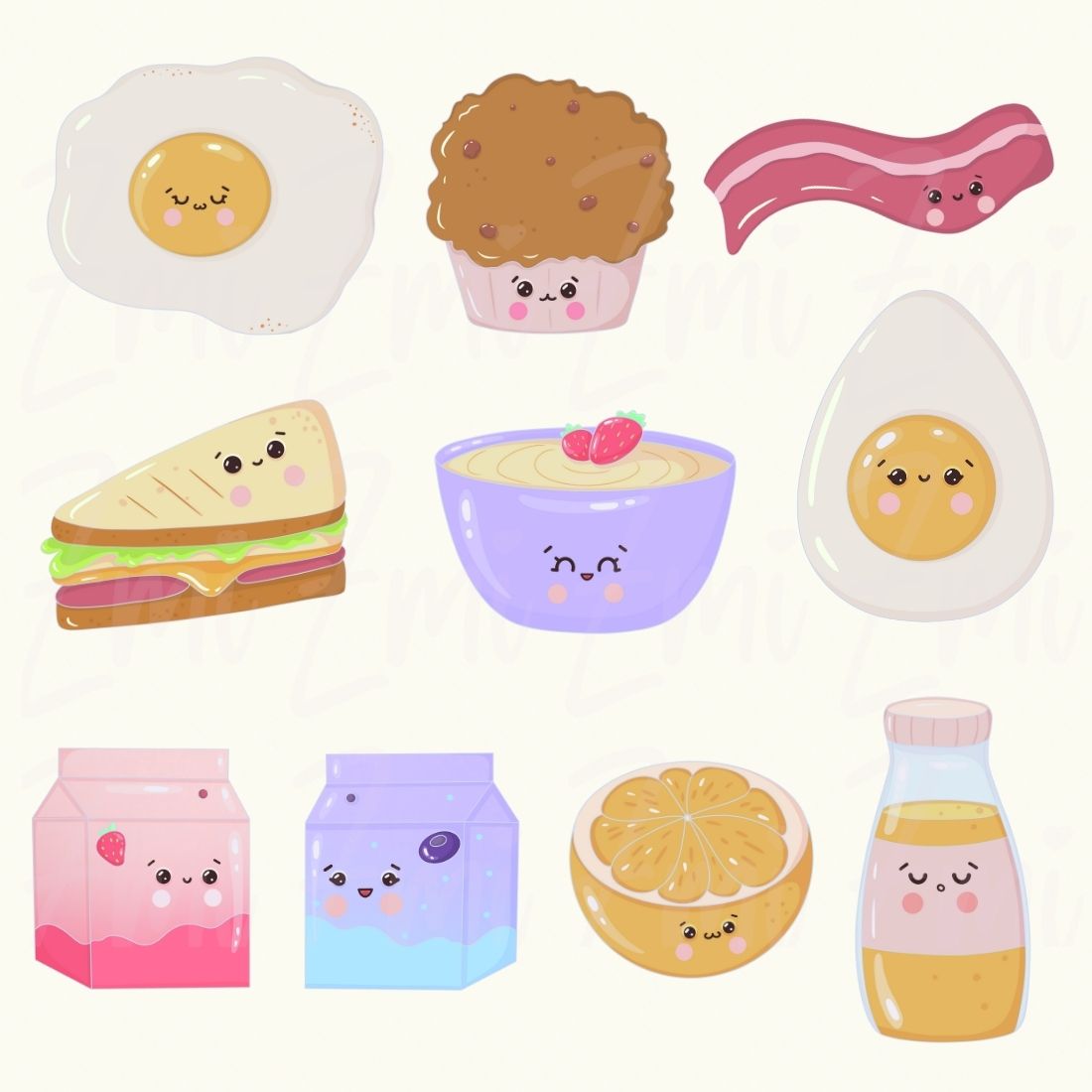 Kawaii Cute Food Images - Free Download on Freepik - Clip Art Library