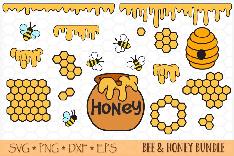 honey dripping clipart