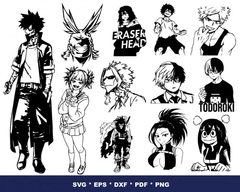my hero academia clipart
