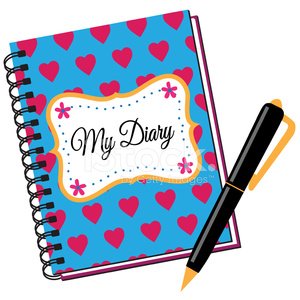 Diary picture for classroom therapy use great diary clipart 4025498