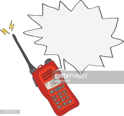 walkie talkie clipart