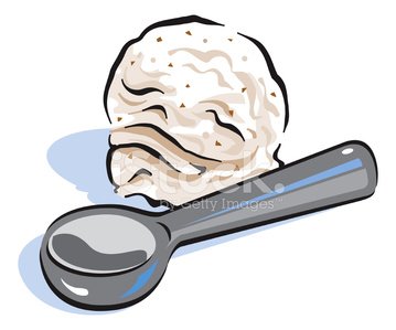 Ice cream scoop clipart. Free download transparent .PNG