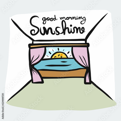 good morning sunshine clipart